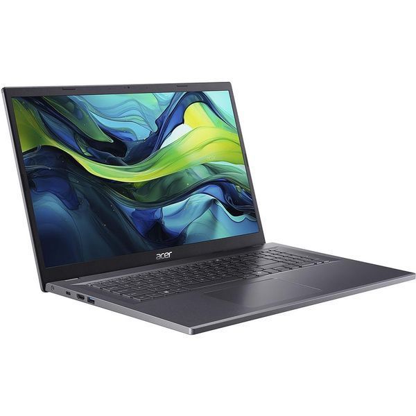 Ноутбук Acer Aspire 17 (NX.J02EG.02C), Intel 5 120U / 17.3" / RAM 16 ГБ DDR5 / SSD 1 ТБ / Intel Graphics / Без ОС / Сталевий