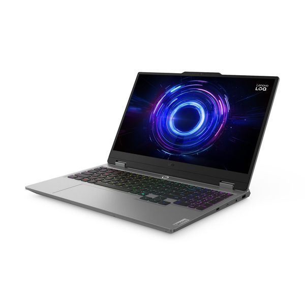 Ноутбук Lenovo LOQ 15IRX10 (83JE01KHRM), Intel Core i7 13645HX / 15.6&Prime; / 144 Гц / RAM 16 ГБ DDR5 / SSD 512 ГБ / RTX 5060 / Без ОС / Сірий