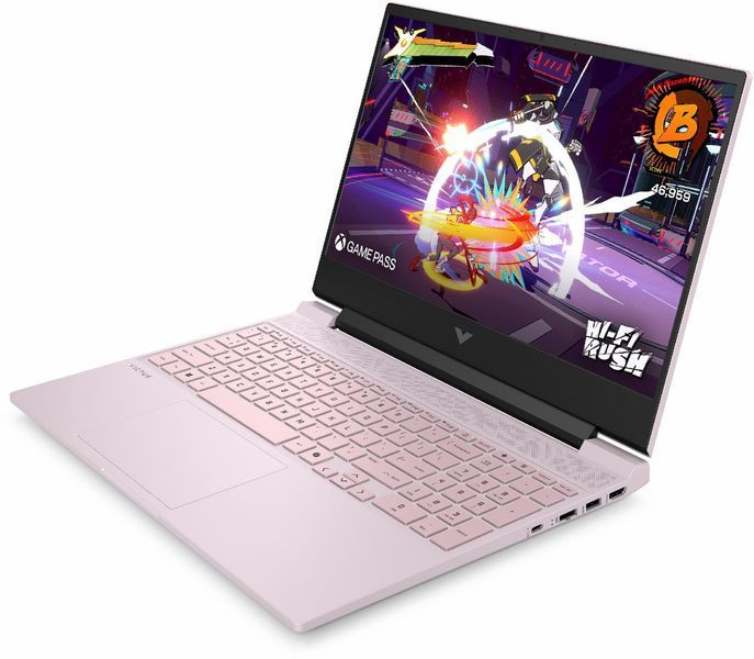 Ноутбук HP Victus 15 (C1LW6EA), 15.6" / 1920 x 1080px / IPS / 144Hz / i5-13420H / RAM 16 ГБ / SSD 512 ГБ / RTX 3050 6 ГБ / Windows 11 Home / Рожевий