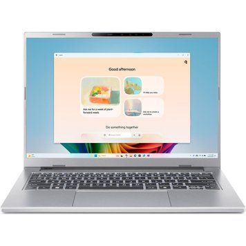 Ноутбук Acer Aspire 14 AI A14-53M-59MB (NX.JLHEX.004), Intel Core 5 226V/14''/LPDDR5X 16GB/SSD 512TB/Intel Arc 130V/Windows 11/Pure Silver