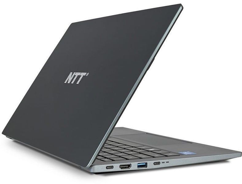 Ноутбук NTT Book B14IP (NBC-B14IP-H01P), Intel Core i5-1235U / 14" / 60Hz / IPS / RAM 16 ГБ / SSD 1 ТБ / Intel Iris Xe Graphics / Windows 11 Pro / Сірий