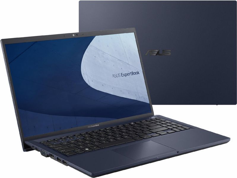 Ноутбук ASUS ExpertBook B1500CBA (B1500CBA-BQ1758X), i5-1235U / 15.6&Prime; / RAM 16 ГБ / SSD 512 ГБ / Windows 11 Professional / Star Black