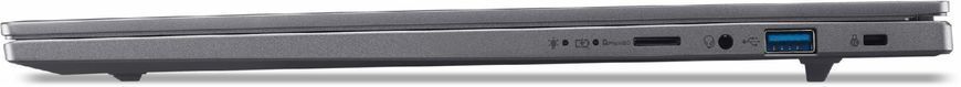 Ноутбук Acer Aspire 16 (NX.JY4EP.00F), Intel Core Ultra 5 325 / 16" / OLED / RAM 16 ГБ LPDDR5X / SSD 512 ГБ / Intel Graphics / Windows 11 Home / Сірий