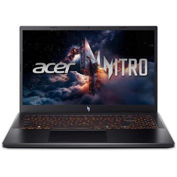 Ноутбук Acer Nitro V 15 (NH.QV2EX.016), Intel Core 5 210H / 15.6" / 165 Гц / RAM 16 ГБ DDR5 / SSD 512 ГБ / RTX 4050 / Linux / Чорний