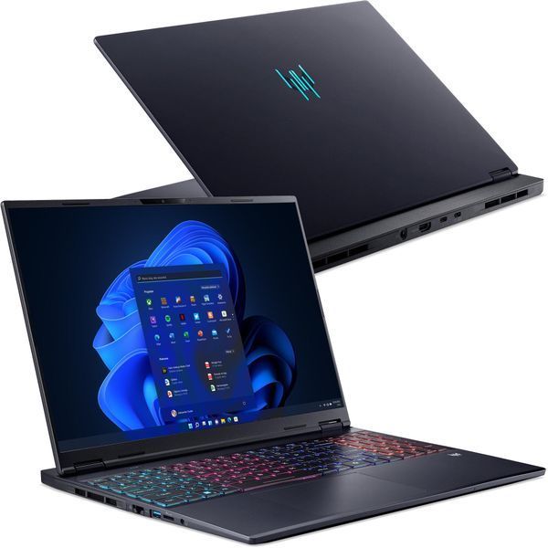 Ноутбук ACER Predator Helios Neo 16S AI (NH.QX7EP.00C), Intel Core Ultra 9 275HX / 16" / OLED / 165 Гц / RAM 64 ГБ DDR5 / SSD 2 ТБ / Intel Graphics + RTX 5070 Ti / Windows 11 Pro / Чорний