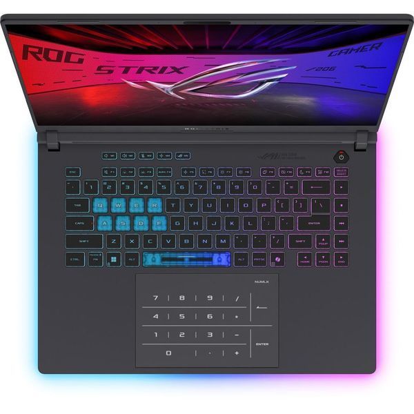 Ноутбук ASUS ROG Strix G16 (2025) (G615JM-I5165), i5-13450HX / 16&Prime; / RAM 16 ГБ / SSD 512 ГБ / GeForce RTX 5060 / DOS / сірий