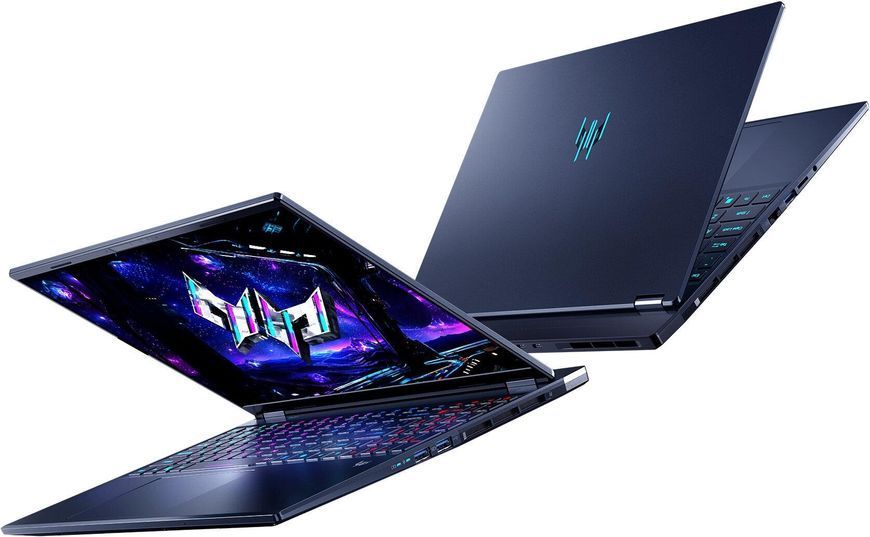 Ноутбук ACER Predator Helios Neo 16S AI (NH.QX7EP.00C), Intel Core Ultra 9 275HX / 16" / OLED / 165 Гц / RAM 64 ГБ DDR5 / SSD 2 ТБ / Intel Graphics + RTX 5070 Ti / Windows 11 Pro / Чорний