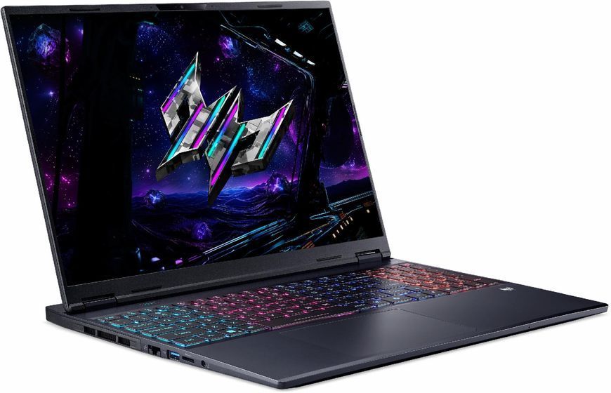 Ноутбук ACER Predator Helios Neo 16S AI (NH.QX7EP.00C), Intel Core Ultra 9 275HX / 16" / OLED / 165 Гц / RAM 64 ГБ DDR5 / SSD 2 ТБ / Intel Graphics + RTX 5070 Ti / Windows 11 Pro / Чорний