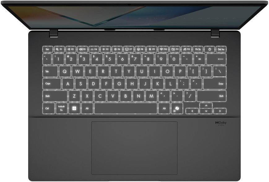 Ноутбук ASUS Vivobook S14 (M3407GA-SF013W), 14" / OLED / AMD Ryzen AI 7 445 / RAM 16 ГБ / SSD 512 ГБ / Windows 11 Home / Сріблястий