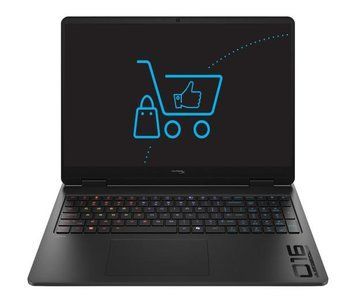 Ноутбук HyperX OMEN 16 (DP7S9EA), Intel Core Ultra 9 290HX Plus / 16&Prime; / OLED / 165 Гц / RAM 16 ГБ DDR5 / SSD 512 ГБ / Intel Graphics + RTX 5070 / Без ОС / Чорний