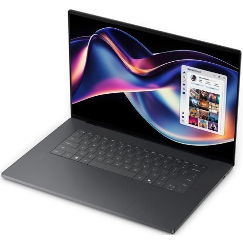 Ноутбук Dell XPS 16 (DA16260_3.2KTUX7358H64GB2TW3Y_PS-05), Intel Core Ultra X7 358H / 16" / Touch / OLED / 120 Гц / RAM 64 ГБ LPDDR5X / SSD 2 ТБ / Intel Arc B390 / Windows 11 Pro / Темно-сірий