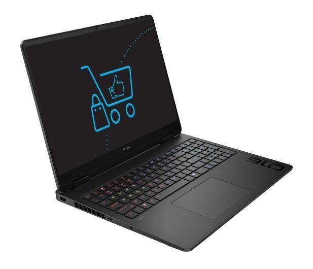 Ноутбук HyperX OMEN 16 (DP7S9EA), Intel Core Ultra 9 290HX Plus / 16&Prime; / OLED / 165 Гц / RAM 16 ГБ DDR5 / SSD 512 ГБ / Intel Graphics + RTX 5070 / Без ОС / Чорний