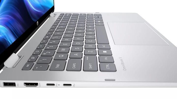 Ноутбук HP OmniBook Ultra Flip14 / (C56ZXEA), Intel Core Ultra 7-256V / 14" / RAM 16 ГБ / SSD 1 ТБ / Intel Graphics / Windows 11 Pro / сріблястий
