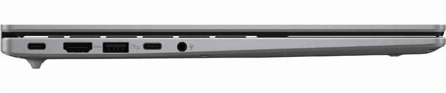 Ноутбук ASUS Vivobook 14 (M1407GA-LY012W), 14" / 1920 x 1200px / IPS / 60Hz / Ryzen AI 7 445 / RAM 16 ГБ / SSD 512 ГБ / Windows 11 Home / Сірий