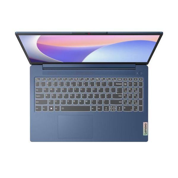 Ноутбук Lenovo IdeaPad Slim 3 (82XB00JURM), Intel N100 / 15.6" / TN / RAM 8 ГБ LPDDR5 / SSD 128 ГБ / Intel UHD Graphics / Windows 11 Home S / Синій