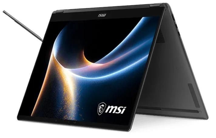 Ноутбук MSI Prestige 16 Flip AI+ C3MTG (C3MTG-067PL), Intel Core Ultra 9 386H / 16" / OLED / 120 Гц / RAM 32 ГБ LPDDR5X / SSD 2 ТБ / Intel Arc Graphics / Windows 11 Pro / Темно-сірий
