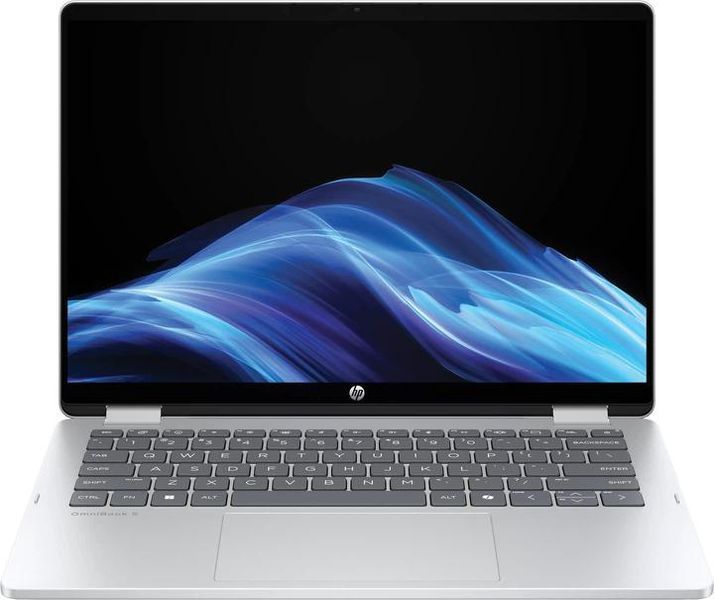 Ноутбук HP OmniBook Ultra Flip14 / (C56ZYEA), Intel Core Ultra 5-226V / 14" / RAM 16 ГБ / SSD 1 ТБ / Intel Graphics / Windows 11 Pro / сріблястий