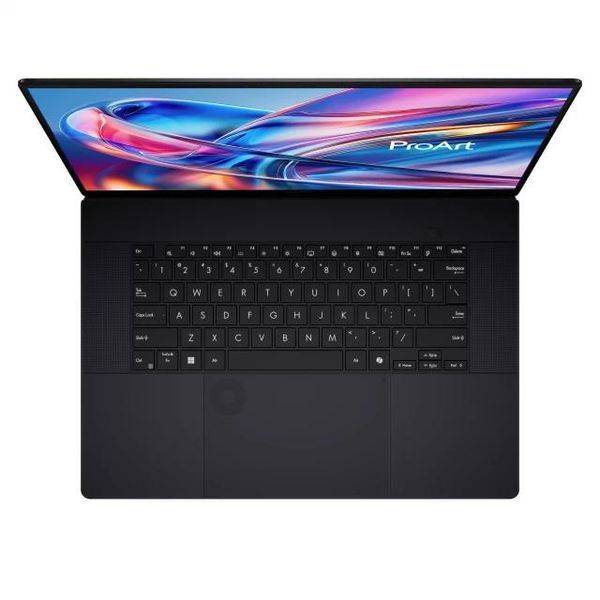Ноутбук Asus ProArt P16 (H7606WR-SE058X), AMD Ryzen AI 9 HX 370 / 16&Prime; / Touch / OLED / 120 Гц / RAM 32 ГБ LPDDR5x / SSD 1 ТБ / AMD Radeon 890M + RTX 5070 Ti / Windows 11 Pro / Чорний