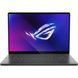 Ноутбук Asus ROG Zephyrus G16 (ASGU606AW-TB061X), Intel Core Ultra 9 386H / 16" / OLED / 240 Гц / RAM 32 ГБ LPDDR5X / SSD 1 ТБ / Intel Graphics + RTX 5080 / Windows 11 Pro / Сірий