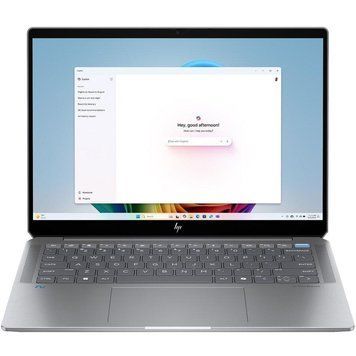 Ноутбук Hp OmniBook Ultra 14-fd0003nn (198990033556), AMD Ryzen AI 9 365 / 14" / Touch / RAM 16 ГБ DDR5X / SSD 1 TБ / AMD Radeon / Windows 11 Home / Сріблястий