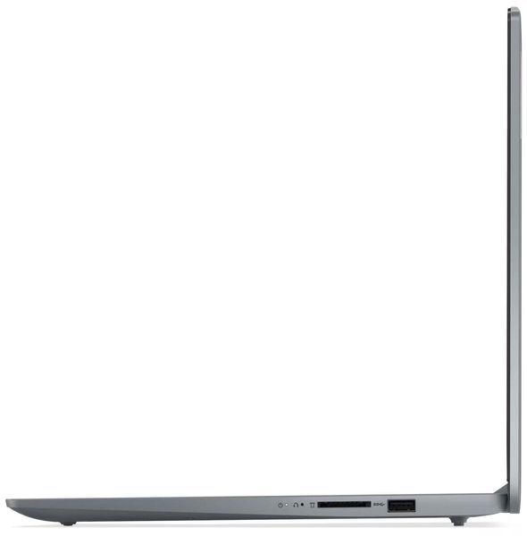 Ноутбук LENOVO IdeaPad Slim 3 15IRU8 82X700 (82X700GQPB), 15.6" / IPS / Intel Core i3-1315U / RAM 8 ГБ / SSD 512 ГБ / Windows 11 Home / Сріблястий