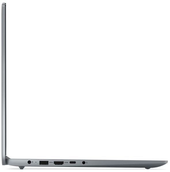 Ноутбук LENOVO IdeaPad Slim 3 15IRU8 82X700 (82X700GQPB), 15.6" / IPS / Intel Core i3-1315U / RAM 8 ГБ / SSD 512 ГБ / Windows 11 Home / Сріблястий