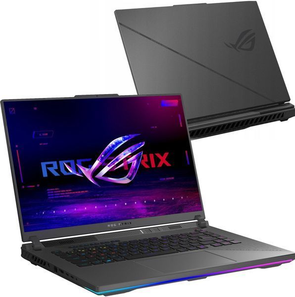 Ноутбук ASUS ROG Strix G16 (G614FP-R9161W), R9-9955HX / 16&Prime; / RAM 16 ГБ / SSD 1 ТБ / GeForce RTX 5070 / Windows 11 Home / Сірий