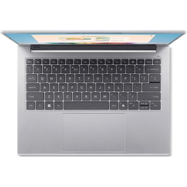 Ноутбук Acer Aspire 14 (NX.JNZEP.004), AMD Ryzen AI 7 350 / 14" / OLED / 120 Гц / RAM 32 ГБ LPDDR5X / SSD 1 ТБ / AMD Radeon 860M / Windows 11 Home / Сірий