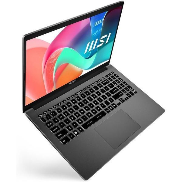 Ноутбук MSI Modern 15 (F13MG-673XRO), Intel Core i5-1334U/15.6'' Full HD/DDR4 8 ГБ/SSD 512 ГБ/Intel Iris Xe/DOS/платиново-сірий