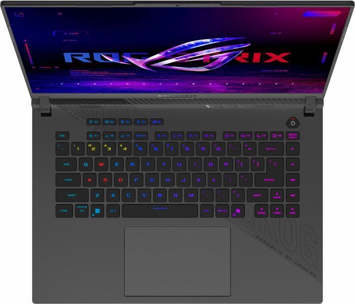 Ноутбук ASUS ROG Strix G16 (G614FP-R9161W), R9-9955HX / 16&Prime; / RAM 16 ГБ / SSD 1 ТБ / GeForce RTX 5070 / Windows 11 Home / Сірий