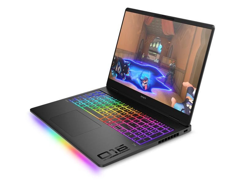 Ноутбук HP Omen 16-ak0083nn (C57F1EA), AMD Ryzen AI 9 HX 375 / 16&Prime; / RAM 32 ГБ DDR5 / SSD 1 ТБ / RTX 5060 / Без ОС / Чорний
