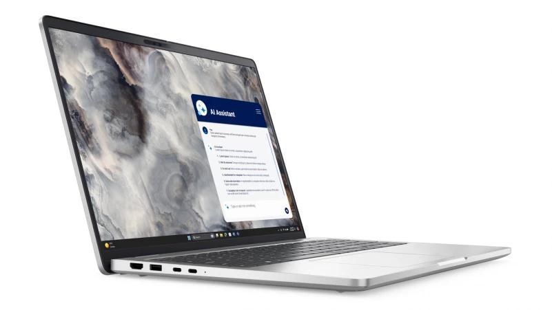 Ноутбук Dell Pro 16 Plus (BTO104_PB16250_EMEA_NOSCR), Intel Core Ultra 5 235U / 16" / RAM 32 ГБ DDR5 / SSD 512 ГБ / Intel Graphics / Windows 11 Pro / Сріблястий