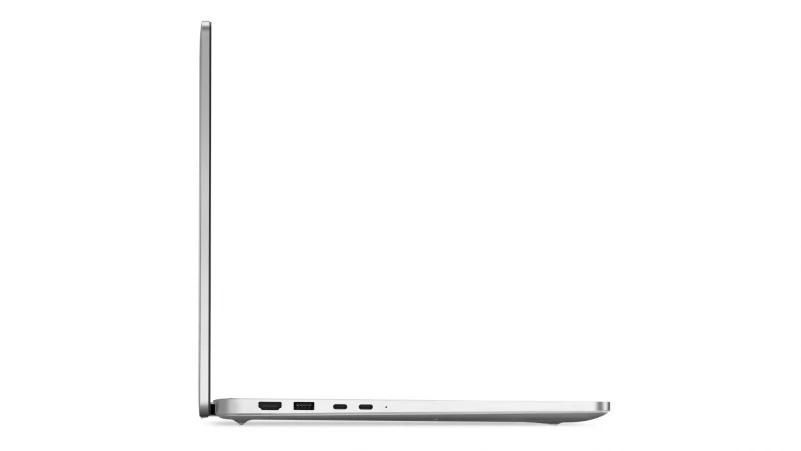 Ноутбук Dell Pro 16 Plus (BTO104_PB16250_EMEA_NOSCR), Intel Core Ultra 5 235U / 16" / RAM 32 ГБ DDR5 / SSD 512 ГБ / Intel Graphics / Windows 11 Pro / Сріблястий