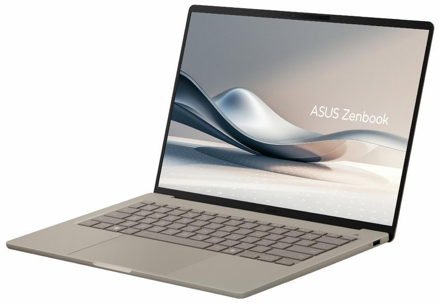 Ноутбук ASUS ZenBook A14 (UX3407QA-QD307W), 14" / OLED / Snapdragon X X1-26-100 / RAM 32GB / SDD 512GB / Windows 11 Home / Бежевий