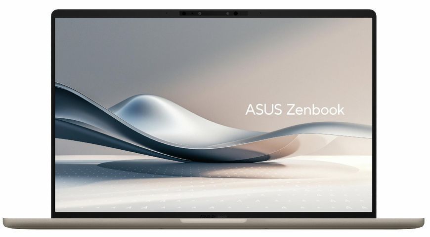 Ноутбук ASUS ZenBook A14 (UX3407QA-QD307W), 14" / OLED / Snapdragon X X1-26-100 / RAM 32GB / SDD 512GB / Windows 11 Home / Бежевий