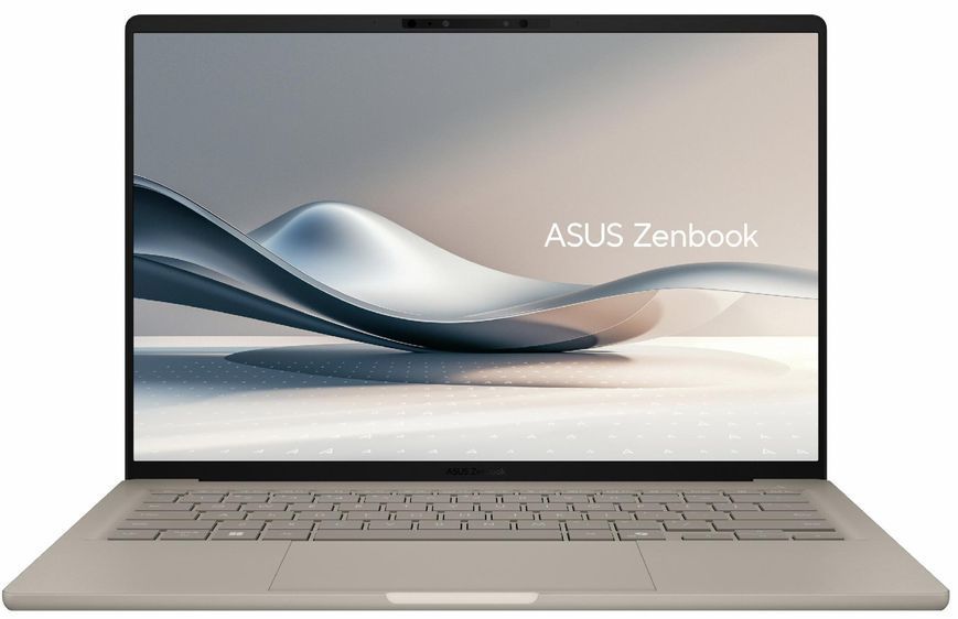 Ноутбук ASUS ZenBook A14 (UX3407QA-QD307W), 14" / OLED / Snapdragon X X1-26-100 / RAM 32GB / SDD 512GB / Windows 11 Home / Бежевий
