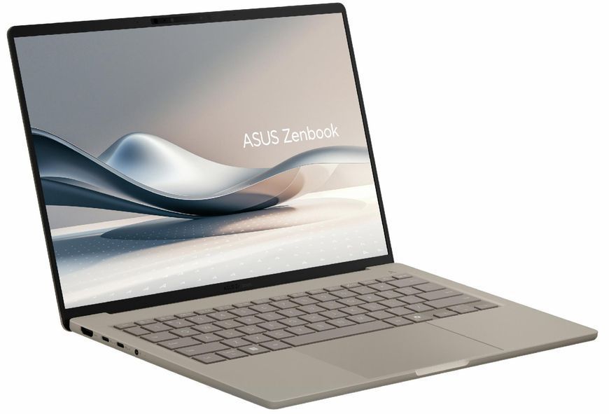Ноутбук ASUS ZenBook A14 (UX3407QA-QD307W), 14" / OLED / Snapdragon X X1-26-100 / RAM 32GB / SDD 512GB / Windows 11 Home / Бежевий
