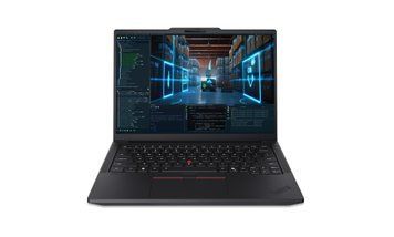 Ноутбук Lenovo ThinkPad P14s Gen 7 (21X0000LMX), AMD Ryzen AI 5 PRO 440 / 14" / RAM 16 ГБ DDR5 / SSD 512 ГБ / AMD Radeon 840M / Windows 11 Pro / Чорний