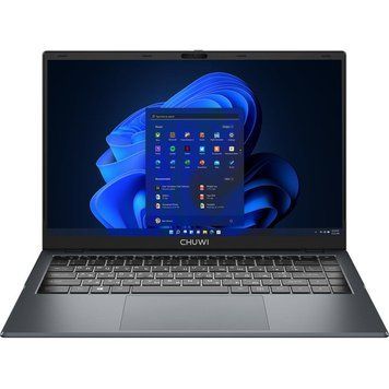 Ноутбук CHUWI GemiBook XPro (CWI574#NL), Intel Processor N100 / 14" / RAM 8 ГБ LPDDR5 / SSD 256 ГБ / Intel UHD Graphics / Windows 11 Home / Сірий