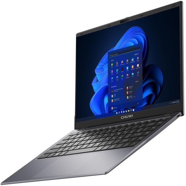 Ноутбук CHUWI GemiBook XPro (CWI574#NL), Intel Processor N100 / 14" / RAM 8 ГБ LPDDR5 / SSD 256 ГБ / Intel UHD Graphics / Windows 11 Home / Сірий