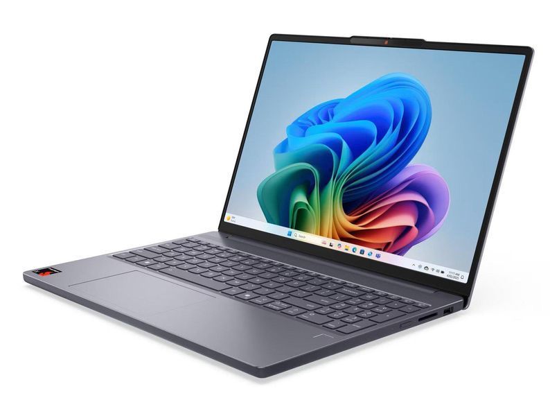 Ноутбук LENOVO IdeaPad Slim 3 15Q8X10 (83N30048PB), 15.3" / IPS / Qualcomm Snapdragon X X1-26-100 / RAM 16 ГБ / SSD 512 ГБ / Windows 11 Home / Сріблястий