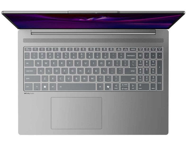 Ноутбук Lenovo IdeaPad Slim 5 (83V7003DRM), Intel Core Ultra 5 135H / 16" / OLED / RAM 16 ГБ DDR5 / SSD 1 ТБ / Intel Arc Graphics / Без ОС / Сірий