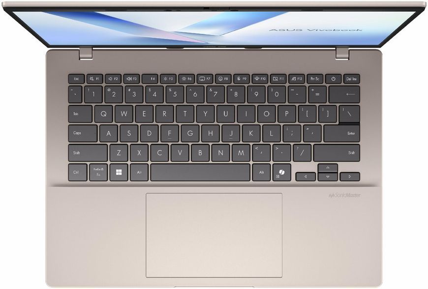 Ноутбук ASUS ZenBook A14 (X1407QA-LY045W), 14" / IPS / Snapdragon X X1-26-100 / RAM 16GB / SDD 512GB / Windows 11 Home / Бежевий