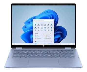 Ноутбук HP OmniBook 5 Flip (C3BW2EA|20M2), Intel Core 5 120U / 14" / IPS / Touch / RAM 16 ГБ LPDDR5 / SSD 2 ТБ / Windows 11 Home / Блакитний