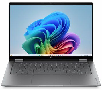 Ноутбук HP OmniBook X Flip 14 (D9DU8EA), Intel Core Ultra 5-325 / 14" / OLED / Touch / RAM 16 ГБ LPDDR5X / SSD 512 ГБ / Intel Graphics / Windows 11 Home / Сірий