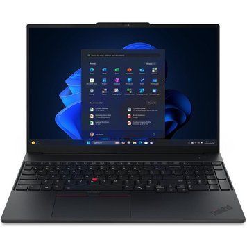 Ноутбук Lenovo ThinkPad E16 Gen 3 (22AY001YRI), Intel Core Ultra 5 226V / 16" / IPS / 120 Гц / RAM 16 ГБ LPDDR5x / SSD 512 ГБ / Arc Graphics 130V / Без ОС / Чорний