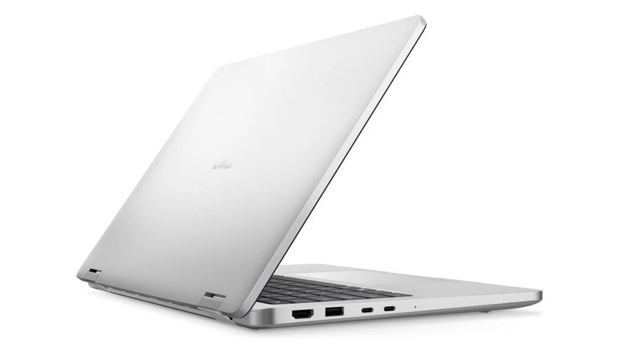 Ноутбук Dell Pro 14 Plus (BTO502_PB14255_EMEA_400nit), AMD Ryzen 5 220 / 14" / RAM 16 ГБ LPDDR5X / SSD 512 ГБ / AMD Radeon 740M / Windows 11 Pro / Сріблястий