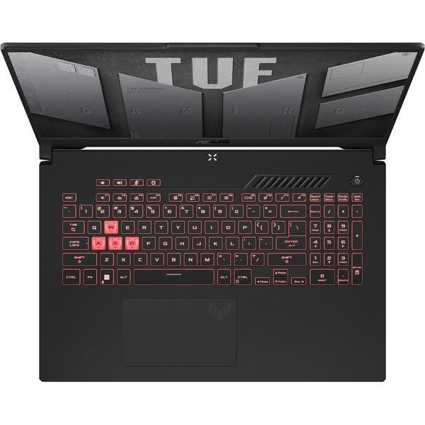 Ноутбук ASUS TUF Gaming A17 (FA707NUG-HX162), AMD Ryzen 7 7445HS / 17.3" / 144 Гц / RAM 16 ГБ DDR5 / SSD 2 ТБ / RTX 4050 + AMD Radeon 740M / Без ОС / Сірий