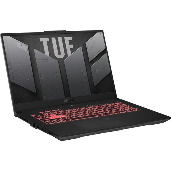 Ноутбук ASUS TUF Gaming A17 (FA707NUG-HX162), AMD Ryzen 7 7445HS / 17.3" / 144 Гц / RAM 16 ГБ DDR5 / SSD 2 ТБ / RTX 4050 + AMD Radeon 740M / Без ОС / Сірий