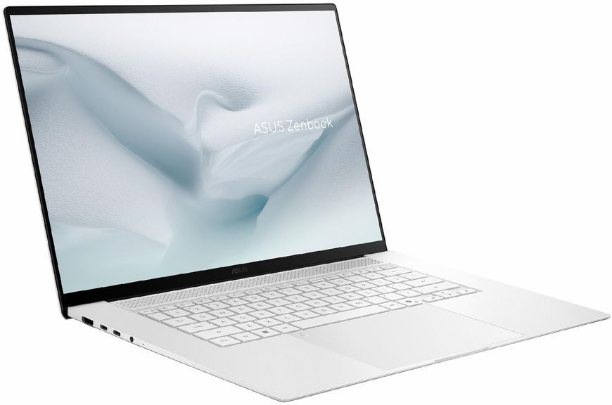 Ноутбук ASUS Zenbook S16 (UM5606GA-SR066W), 16" / OLED / Touch / 120Hz / Ryzen AI 7 445 / RAM 32GB / SSD 1TB / Windows 11 Home / Білий